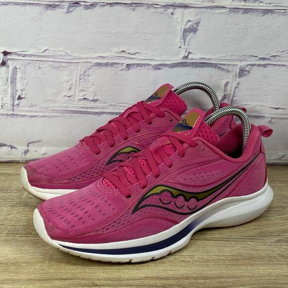 Saucony Kinvara 13 Prospect Quartz Pink Running Shoes Women's Size 8 Sneakers - Picture 3 of 8
